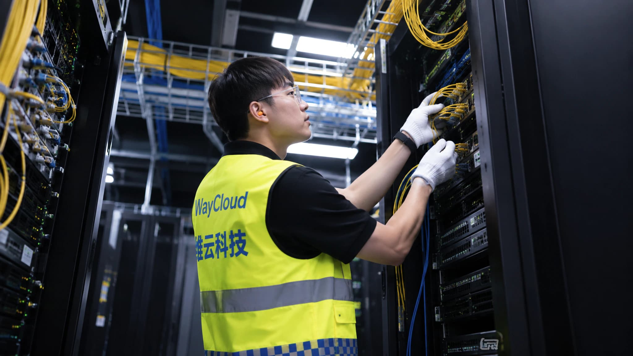 工程师实施电源与配电接入