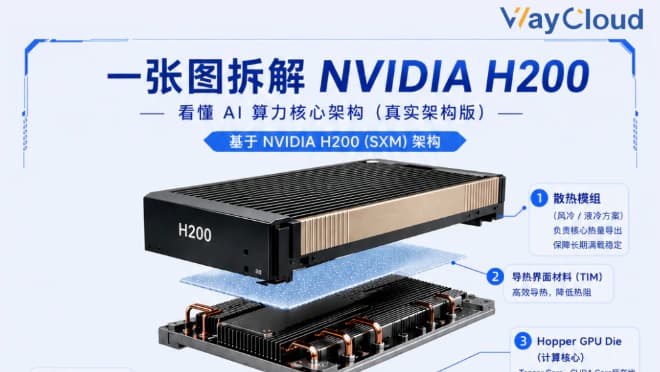 NVIDIA H200 SXM 架构分解示意图
