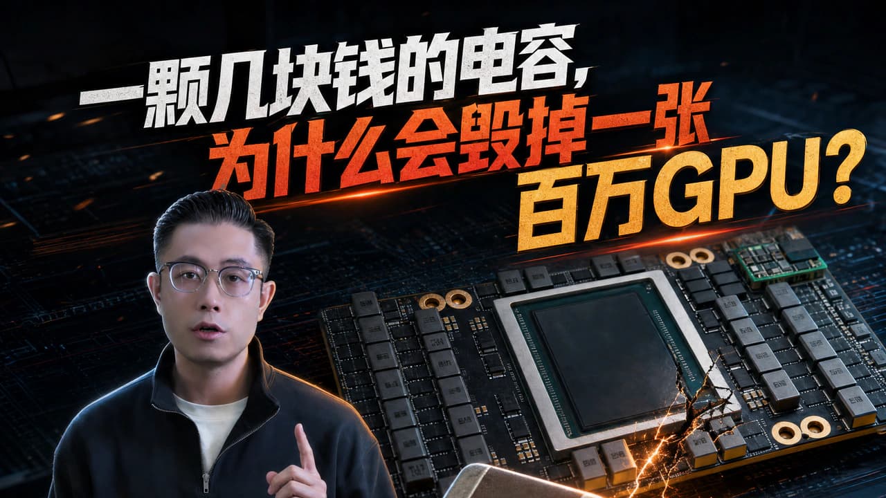 GPU 板卡上电容击穿导致的裂纹特写