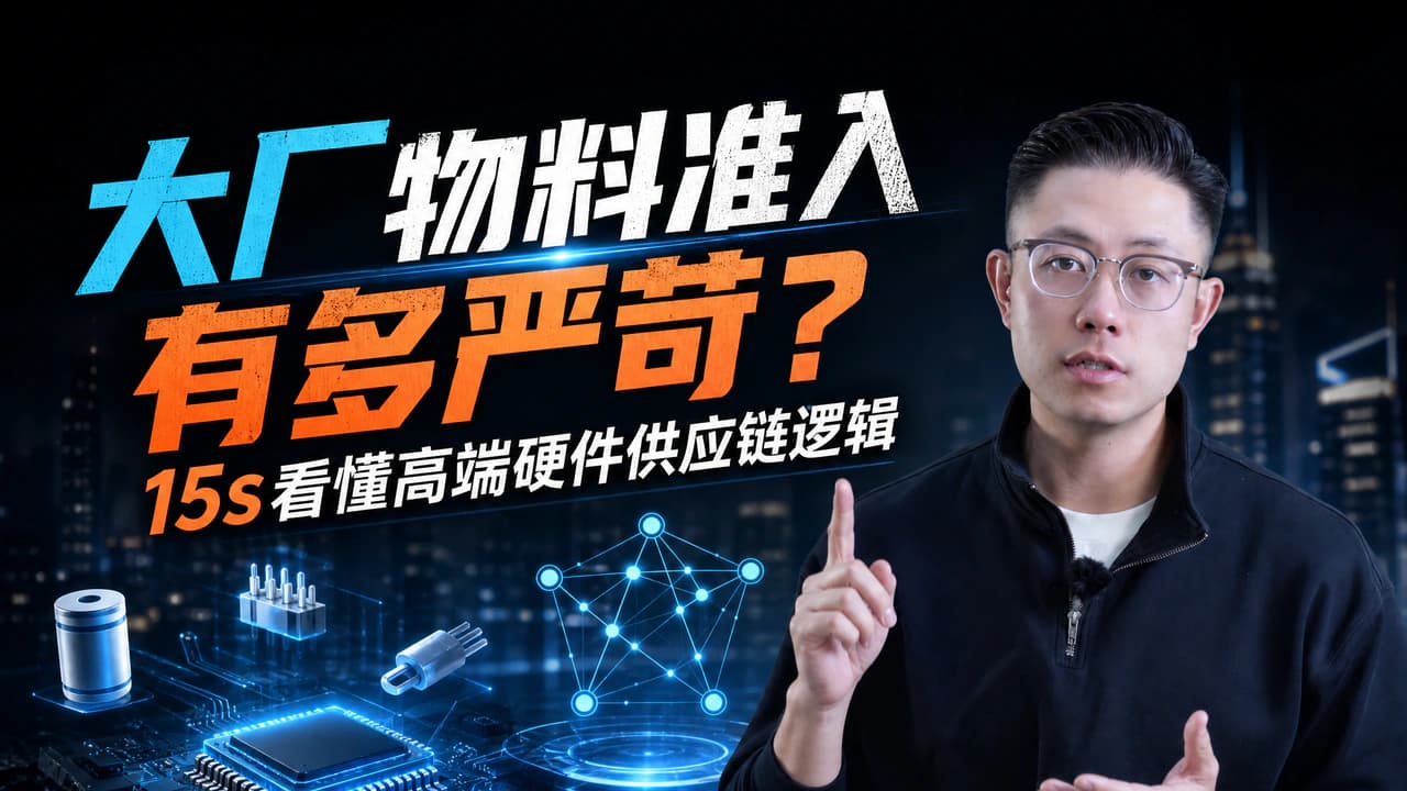 工程师讲解高端硬件元器件准入示意